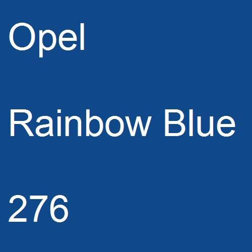 Opel, Rainbow Blue, 276.